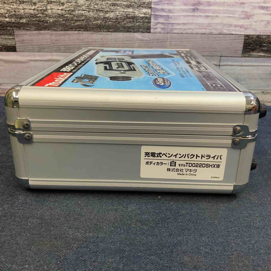 【未使用品】★マキタ makita 7.2V コードレスペンインパクトドライバー TD022DSHXW バッテリー2個【八潮店】