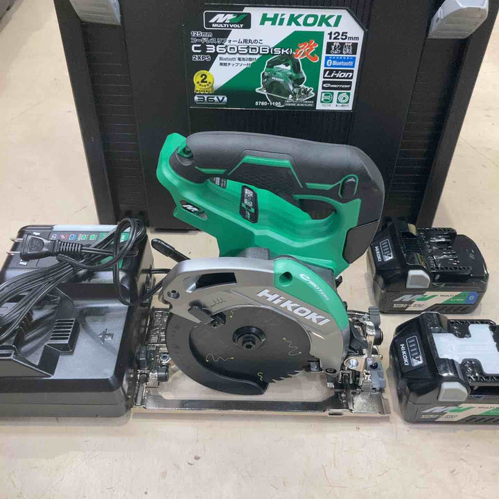 ★ハイコーキ(HIKOKI ※旧:日立工機) コードレス丸のこ C3605DB(SK)(2XPS)【町田店】