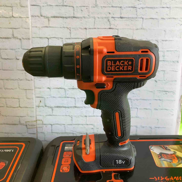 ブラックアンドデッカー(BLACK+DECKER) 18Vインパクトドライバー・ドリルドライバー　BPCI18とBDCDD186K　【町田店】
