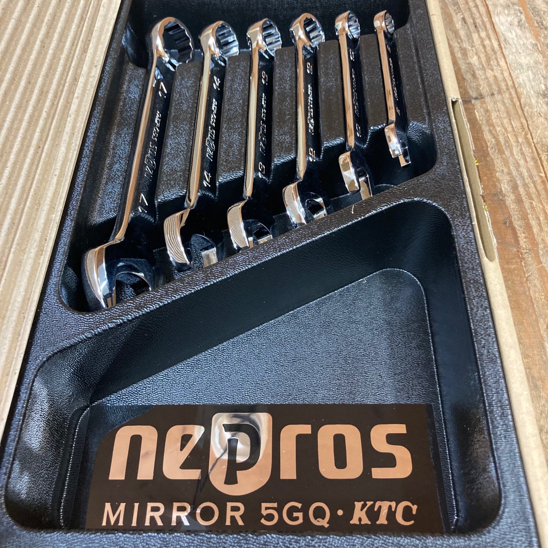 ◯ネプロス ショートコンビネーションレンチセット 6本組 NTMS2S06