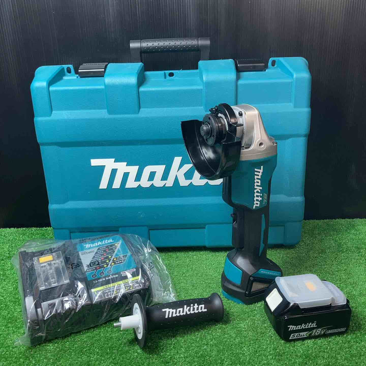 【美品】★マキタ(makita) 125mmコードレスディスクグラインダ GA508DRT 18V 5.0Ahバッテリー1個付き【岩槻店】