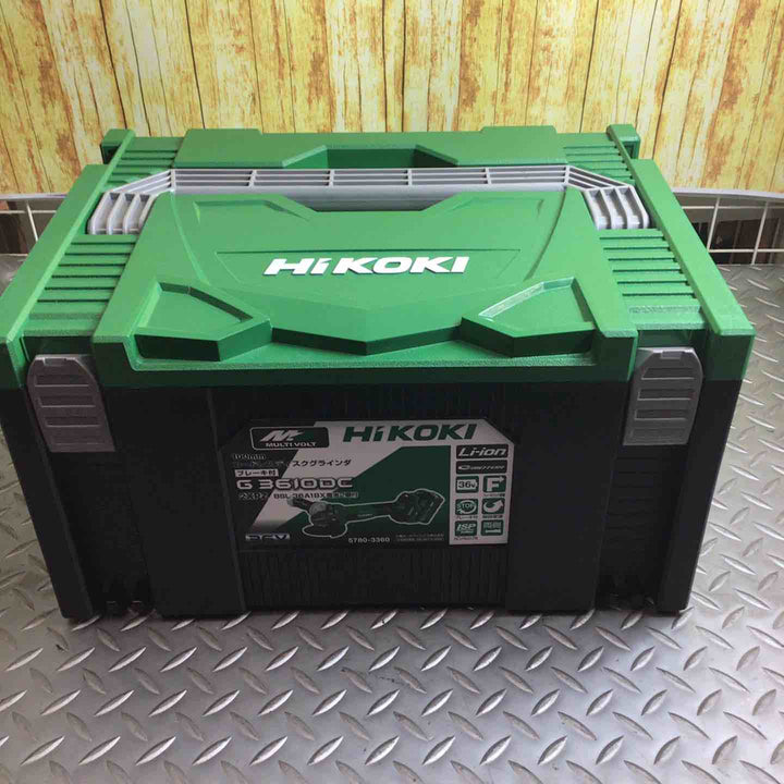 ハイコーキ(HIKOKI ※旧:日立工機) 100mmコードレスディスクグラインダ G3610DC(2XPZ)【川崎店】