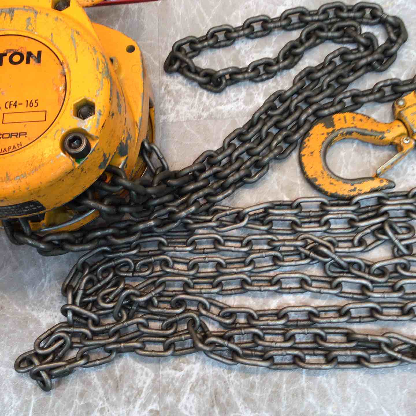 ▽キトー チェーンブロック CF4-165 1t【八潮店】 – アクトツール