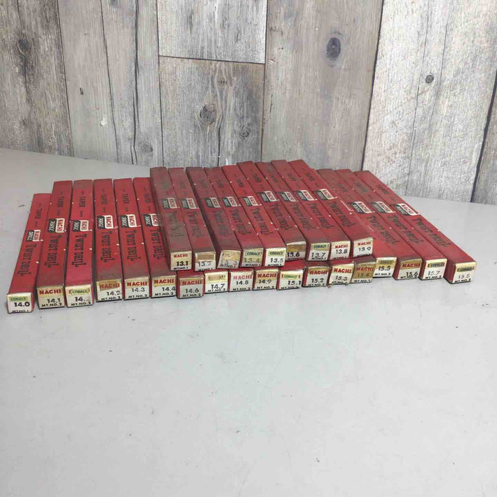 【未使用品】 Nachi 不二越 ナチ テーパーシャンクドリル 27本 13.1～15.8 ※箱ダメージ有 【戸田店】