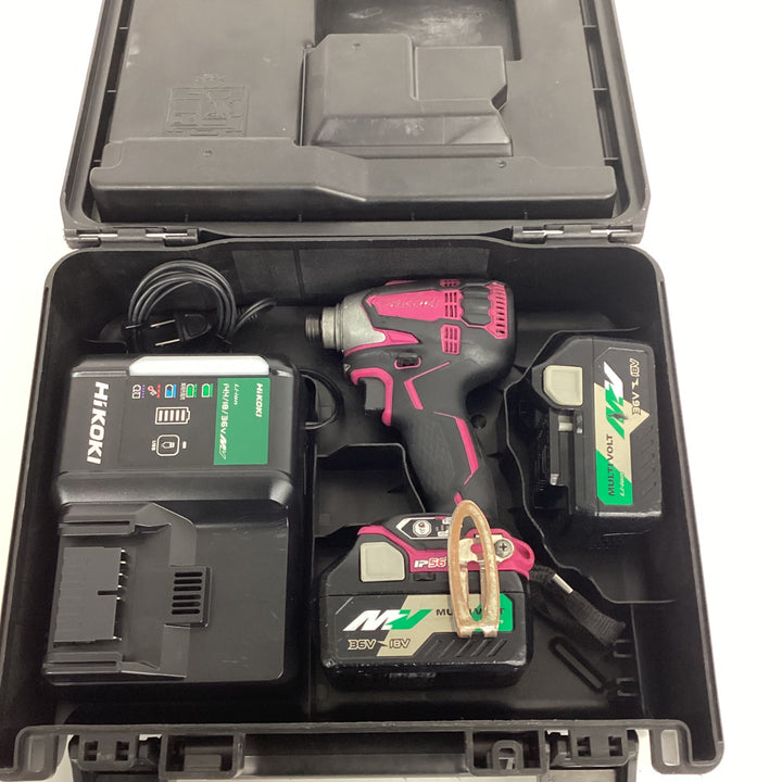 ★ハイコーキ(HIKOKI ※旧:日立工機) コードレスインパクトドライバー WH18DDL2(2LXPK)(R)【狭山】