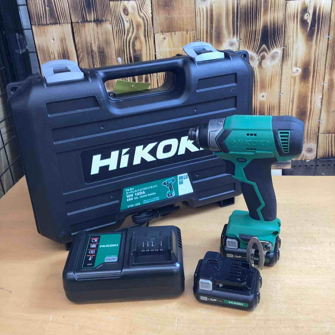 ★ハイコーキ(HIKOKI ※旧:日立工機) コードレスインパクトドライバー WH12DA(2ES)【越谷店】