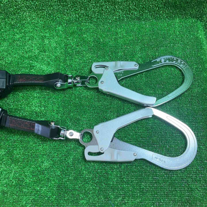 ◇ツヨロン(TSUYORON) EZRITRA イージーリトラ ツインランヤード TL-2-EZ93SV-21KSG-130KG 新規格 墜落制止用器具 兼用型【川越店】