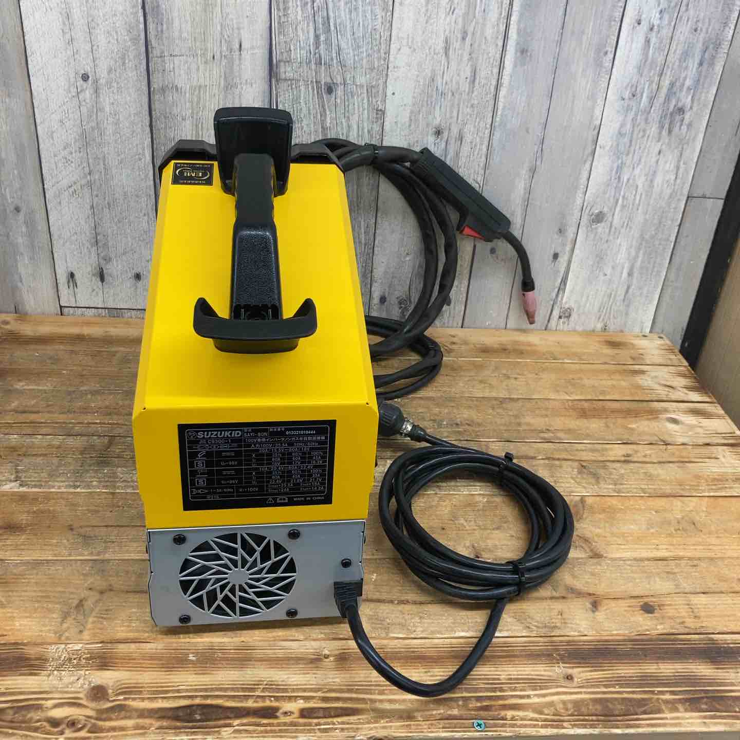 中古品】SUZUKID(スズキッド) 100V専用インバータノンガス半自動溶接機
