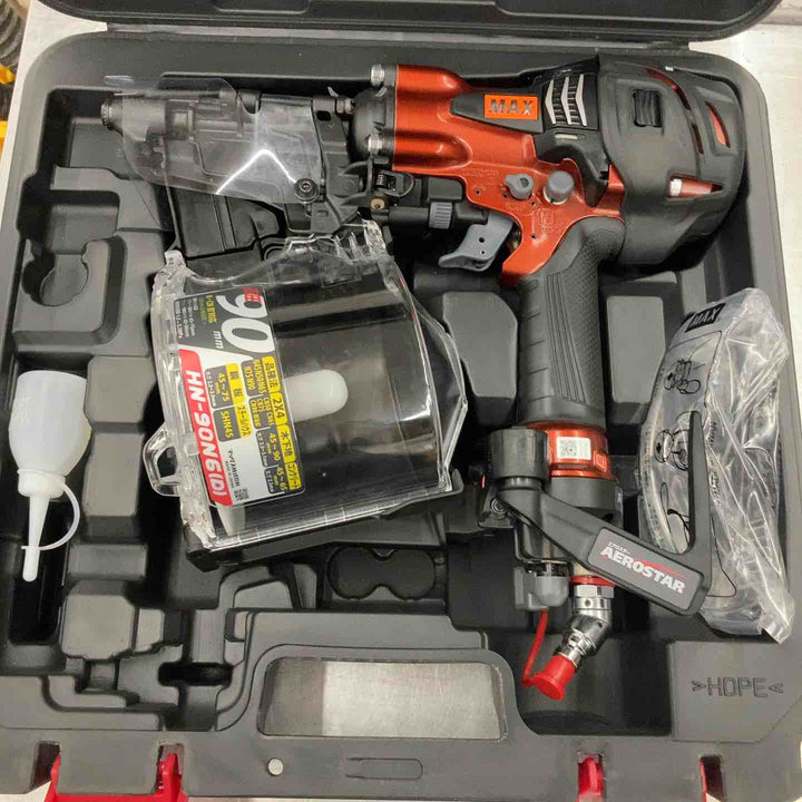 ★マックス(MAX) 高圧エア釘打ち機 HN-90N6(D)-R【所沢店】