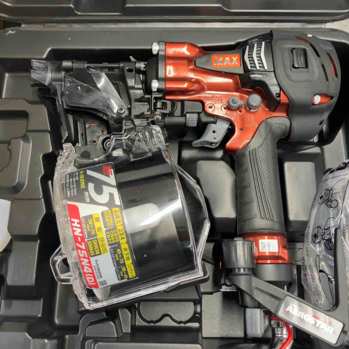 【未使用(店頭展示品)】★マックス(MAX) 高圧エア釘打ち機 HN-75N4(D)-R【東大和店】