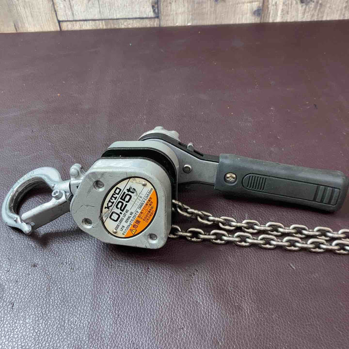 【中古品】 KITO(キトー) レバーブロック LX003 (LX1B) 0.25t チェーンブロック 0.25ｔ【東大和店】