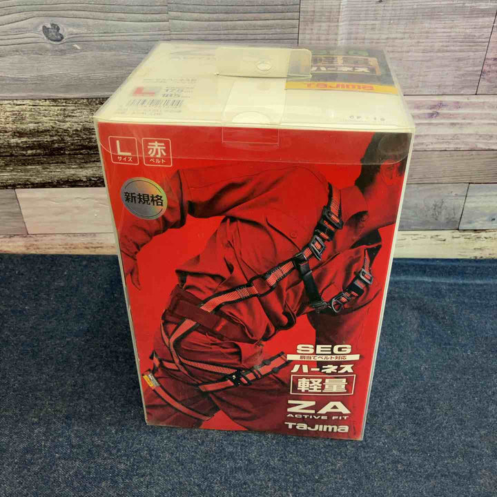 □タジマ(Tajima) ハーネスZA 赤 Lサイズ AZAL-LRE【八潮店】