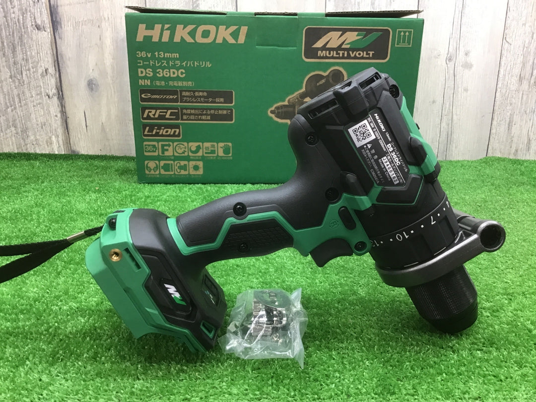 ★ハイコーキ(HIKOKI ※旧:日立工機) コードレスドリルドライバー DS36DC(NN)【草加店】
