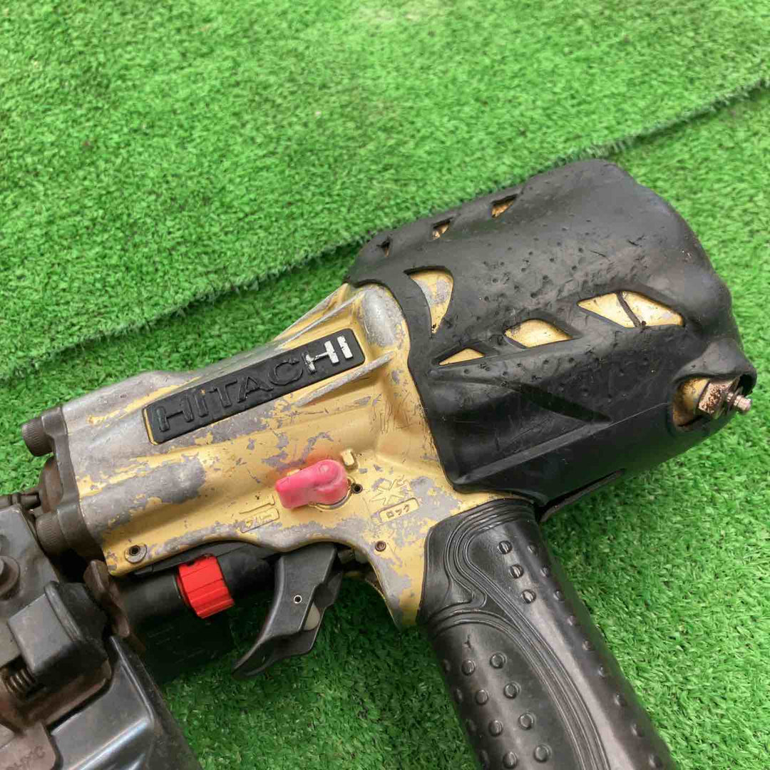 【ジャンク品・エア漏れ】 日立 90mm 高圧エア釘打ち機 NV90HMC 【桶川店】