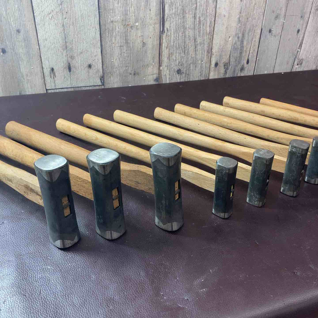 【未使用(店頭展示品)】 銘不明 玄翁 11本まとめ 菱貫？ 【東大和店】