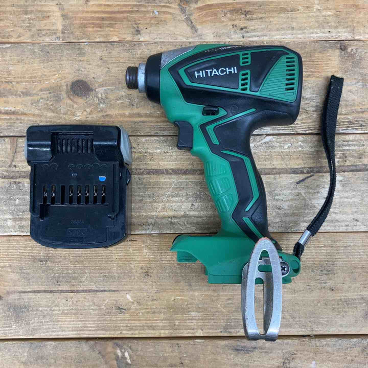 【中古美品】 ハイコーキ(HIKOKI ※旧:日立工機) コードレスインパクトドライバー WH14DBEL(NN)(L) 14.4V バッテリー付属 【東大和店】