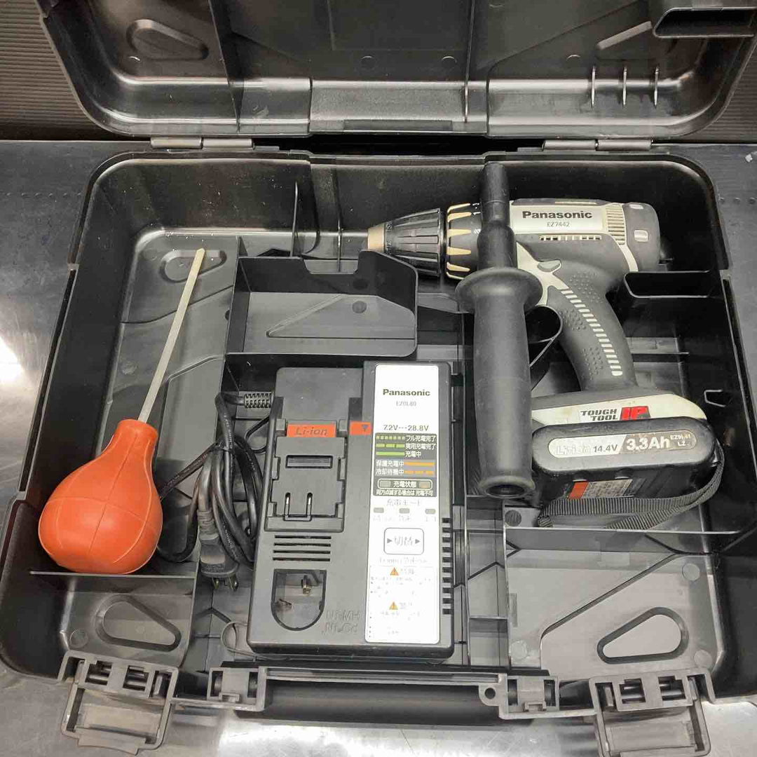 ◇パナソニック(Panasonic) 充電ドリルドライバー EZ7442X-H【川越店】