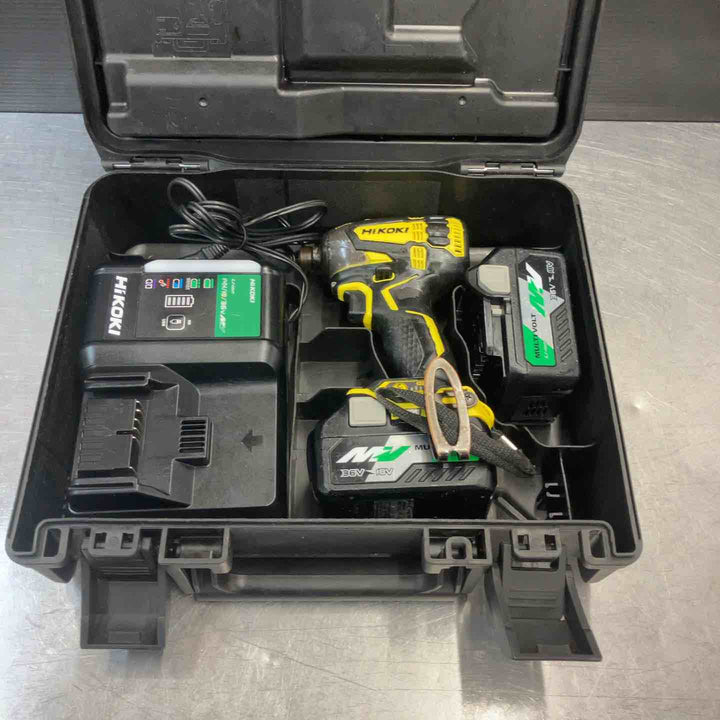 【中古品】 ハイコーキ(HIKOKI ※旧:日立工機) 36V コードレスインパクトドライバー WH36DA(NNBY) フルセット 【東大和店】