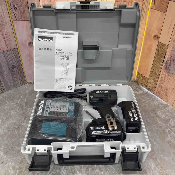 ★マキタ(makita) コードレスインパクトドライバー TD149DRFXB【八潮店】