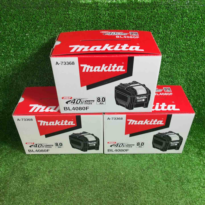 【未使用品】 マキタ (makita) リチウムイオンバッテリー 40Vmax/8.0Ah BL4080F 3個セット 【藤沢店】