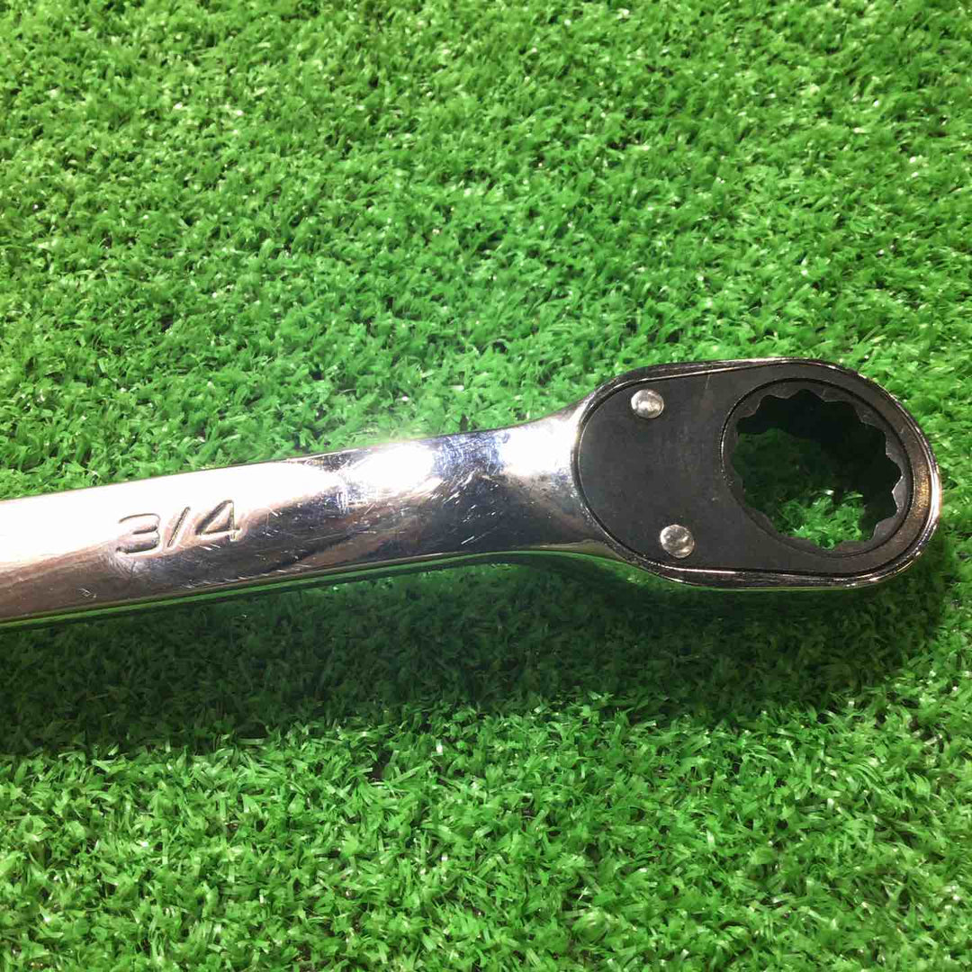 スナップオン(Snap-on) 3/4フランクドライブプラスリバーシブルラチェットコンビネーションレンチ SOXRR24A 【川口店】