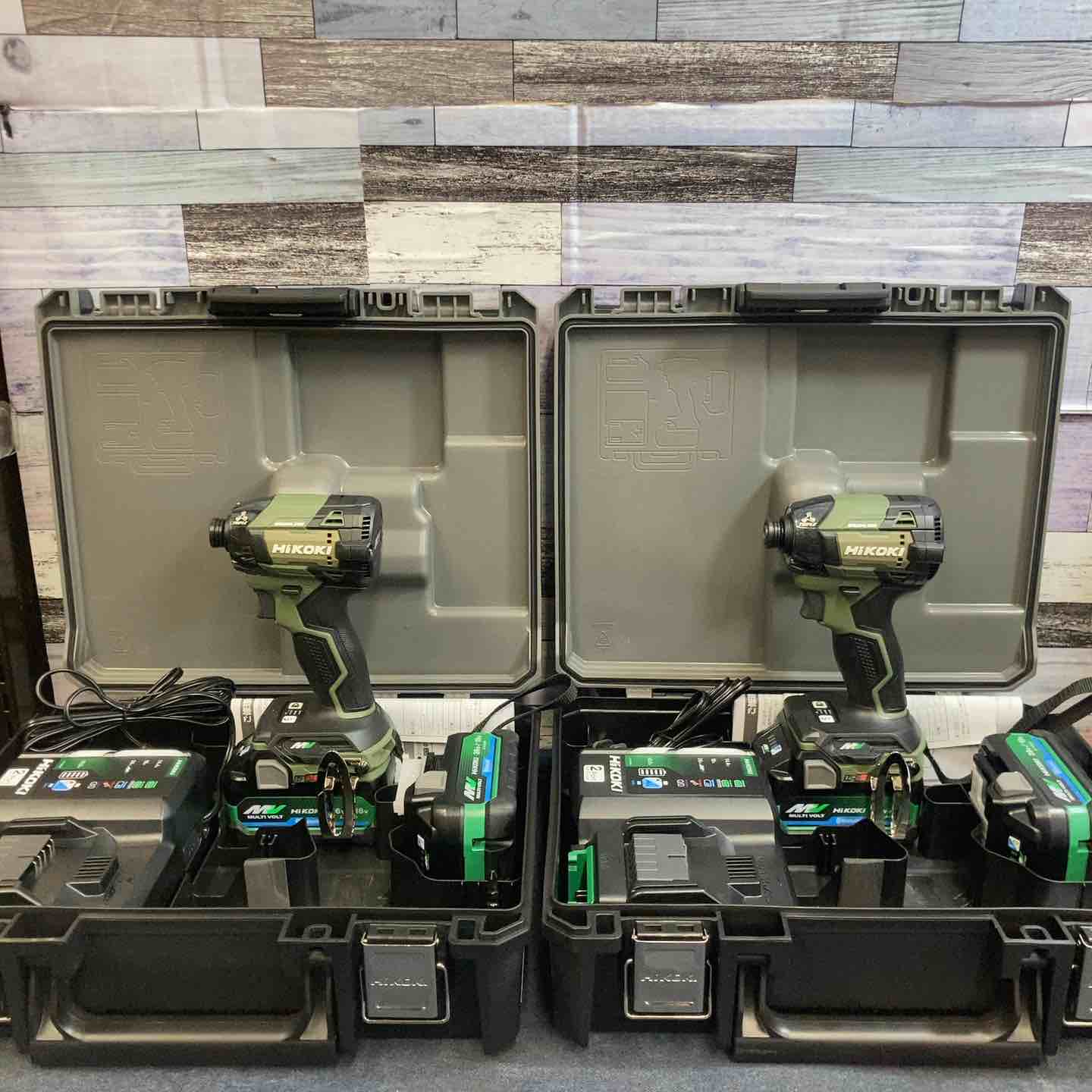 未使用品】2台セット Hikoki フォレストグリーン WH36DD(2XHGSZ) 36V