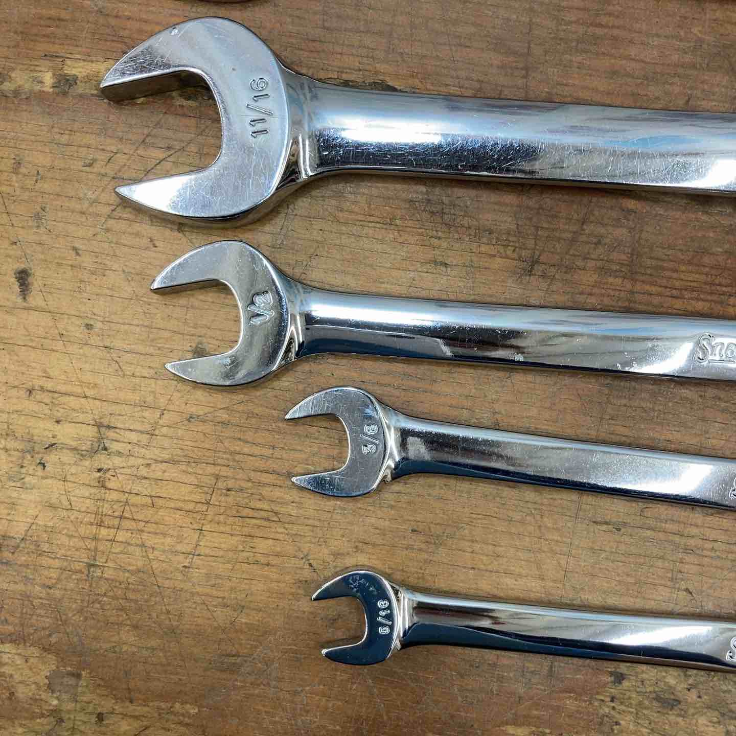 △スナップオン(Snap-on)コンビネーションレンチ インチサイズ △スナップオン(Snap-on)コンビネーションレンチ インチサイズ