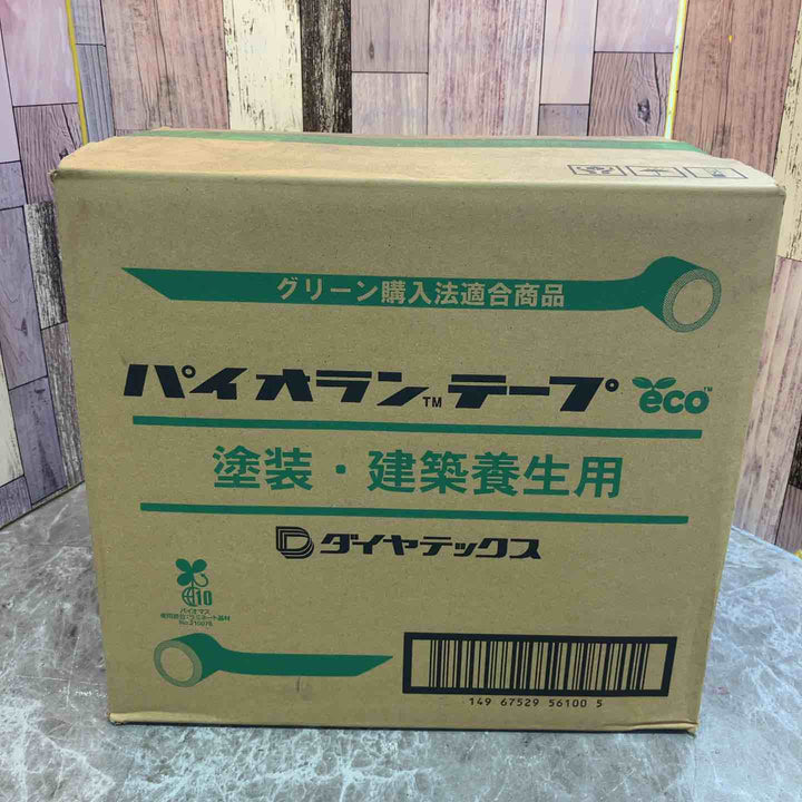 ◇ダイヤテックス パイオランクロス 養生用テープ 緑 100mm×25m Y-09-GR 18巻【八潮店】