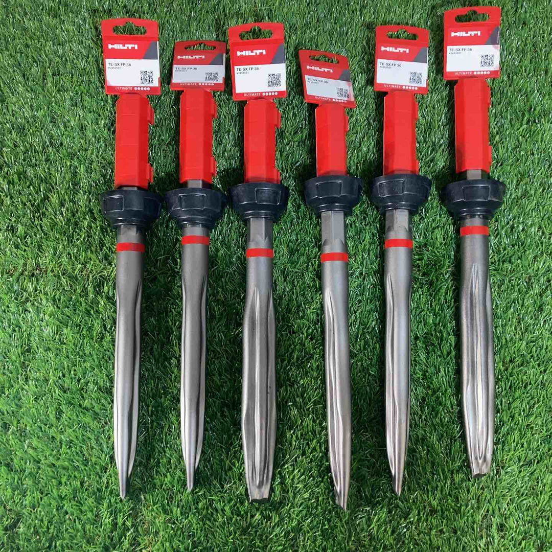 ◇HILTI フラットポイントチゼル ブルポイント TE-SX FP 36 6本セット【戸田店】
