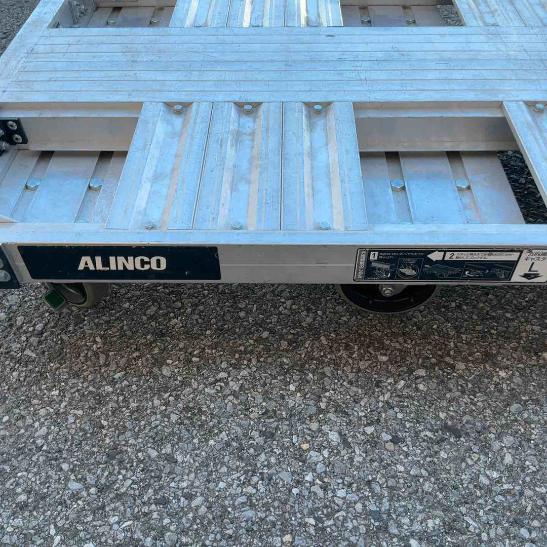 【店頭受取り限定】台車 6輪 1t 平台車 ダンク MTR1000 750x1200mm アルミ製 方向規制機能付 最大積載質量1000kg【草加店】
