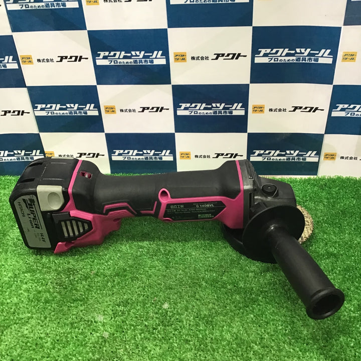 〇ハイコーキ(HIKOKI ※旧:日立工機) コードレスディスクグラインダ G14DBVL(NN)レッド【草加店】