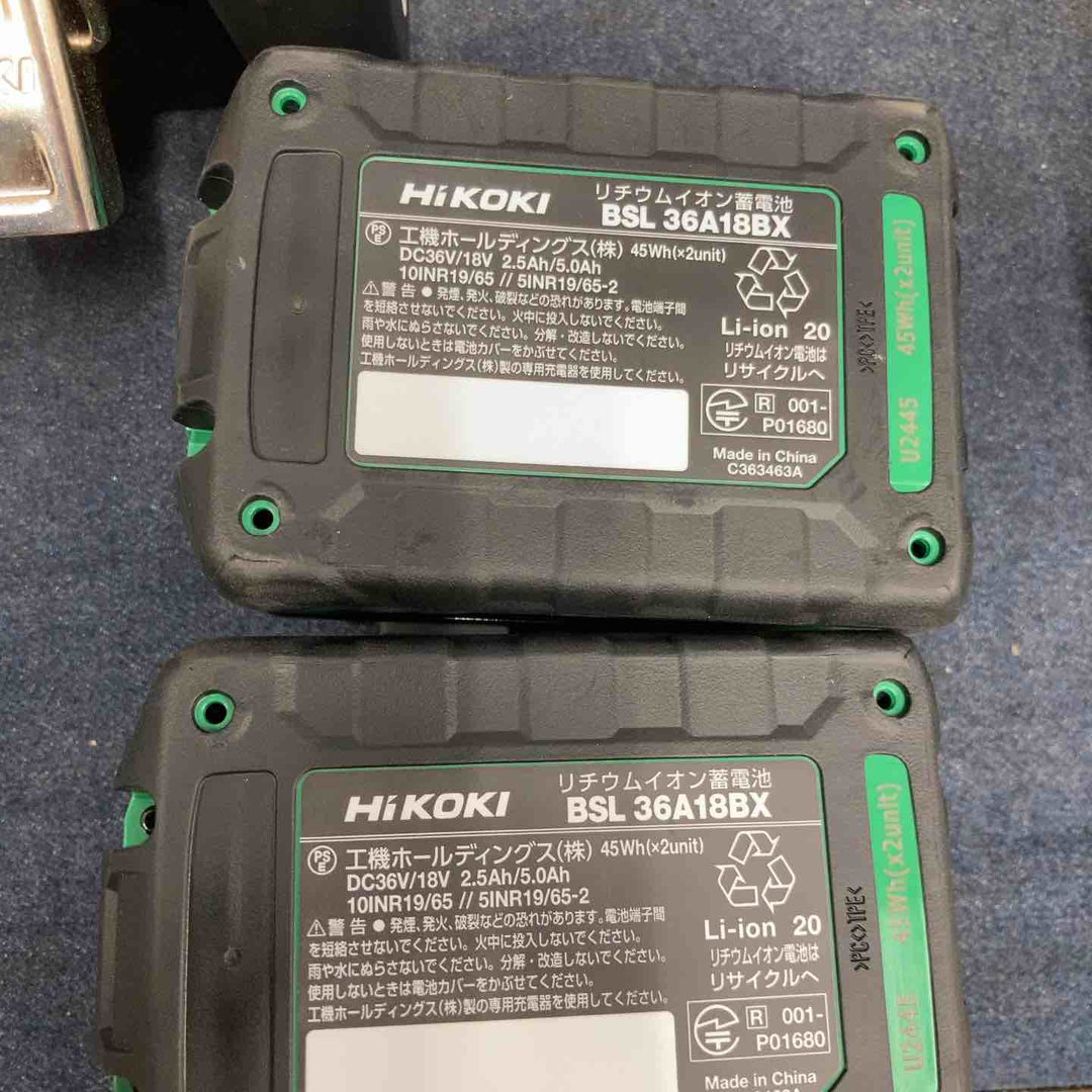 ★限定色★ ハイコーキ(HIKOKI ※旧:日立工機) コードレスインパクトドライバー WH36DD(2XHSZ)(IG) アイスグレー【八潮店】