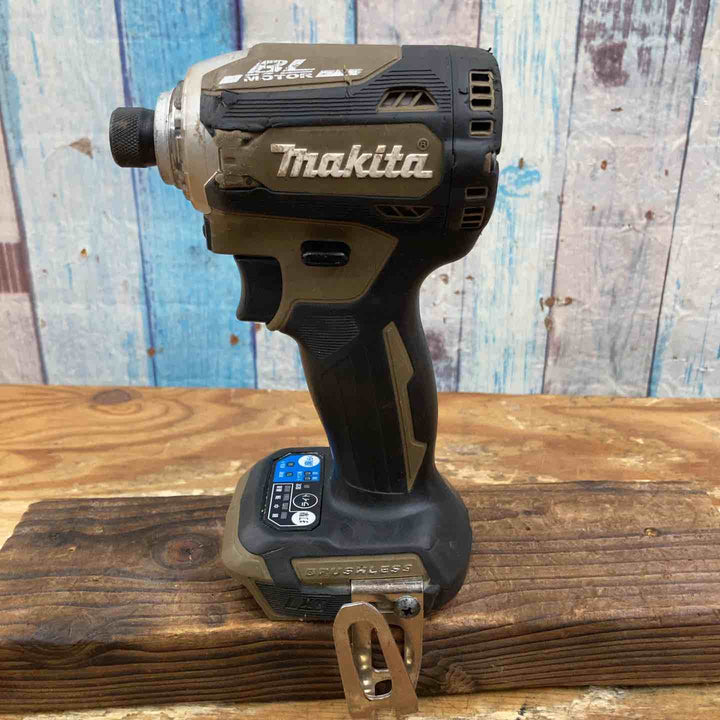 【中古品】★マキタ(makita) コードレスインパクトドライバー TD171DZAB 18V 本体のみ オーセンティックブラウン【柏店】