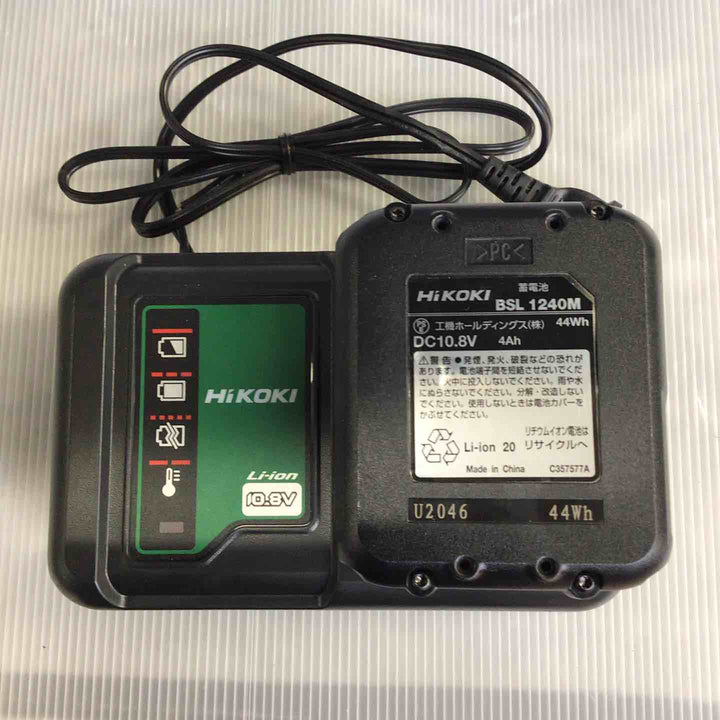 ◇HiKOKI(ハイコーキ) 10.8V コードレス ハンマドリル  DH12DD(2LSK) 蓄電池2個・充電器・ケース付き【草加店】