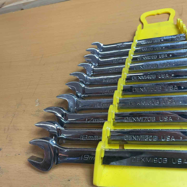 Snap-on スナップオン コンビネーションレンチ 10本セット OEXM190B～OEXM100B 19/18/17/16/15/14/13/12/11/10 【越谷店】