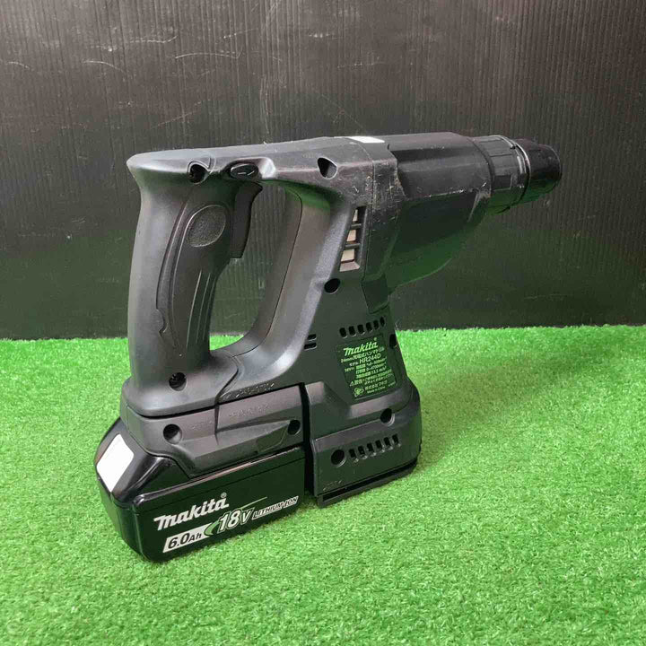 【中古品】★マキタ(makita) コードレスハンマドリル HR244DRGXB 充電器、バッテリー2個付き【岩槻店】