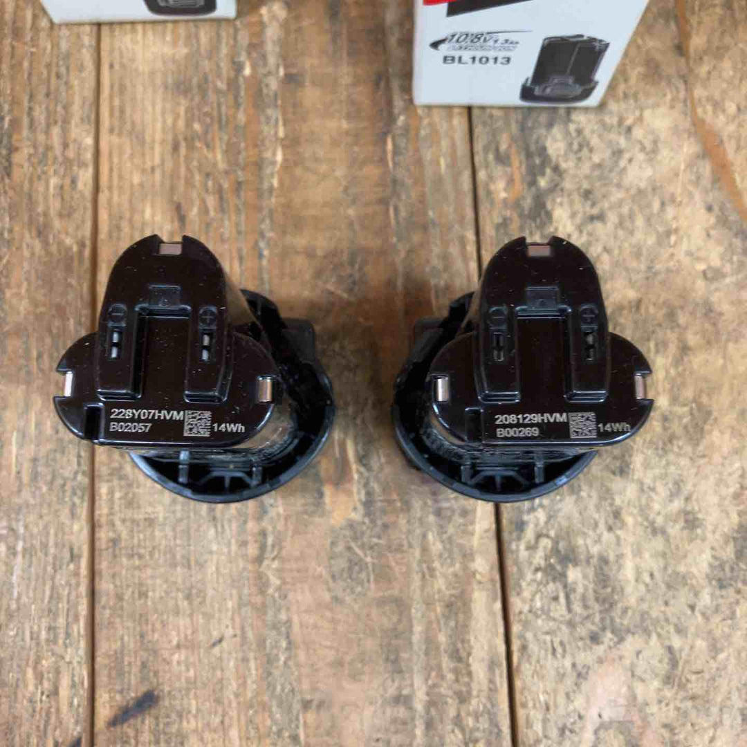 マキタ(makita) リチウムイオンバッテリー 10.8V/1.3Ah BL1013  A-48692 計2点【所沢店】