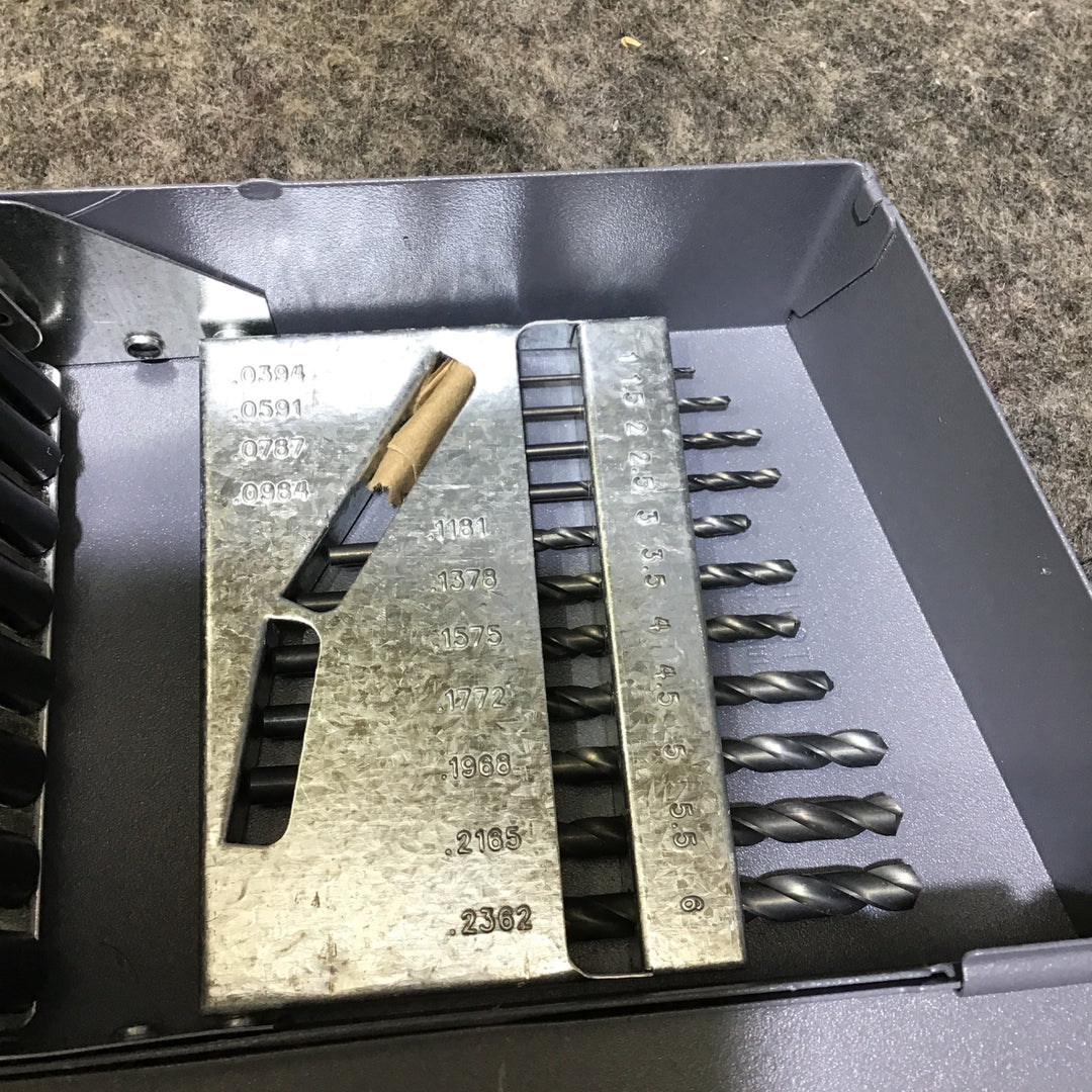 【長期保管・未使用品】ALFA Tools Chicago Latrobe 鉄工ドリルセット 丸軸 57725【桶川店】