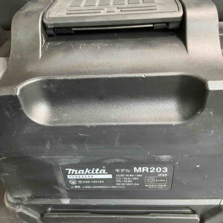 ◇マキタ(makita) コードレススピーカー(黒) MR203B【草加店】