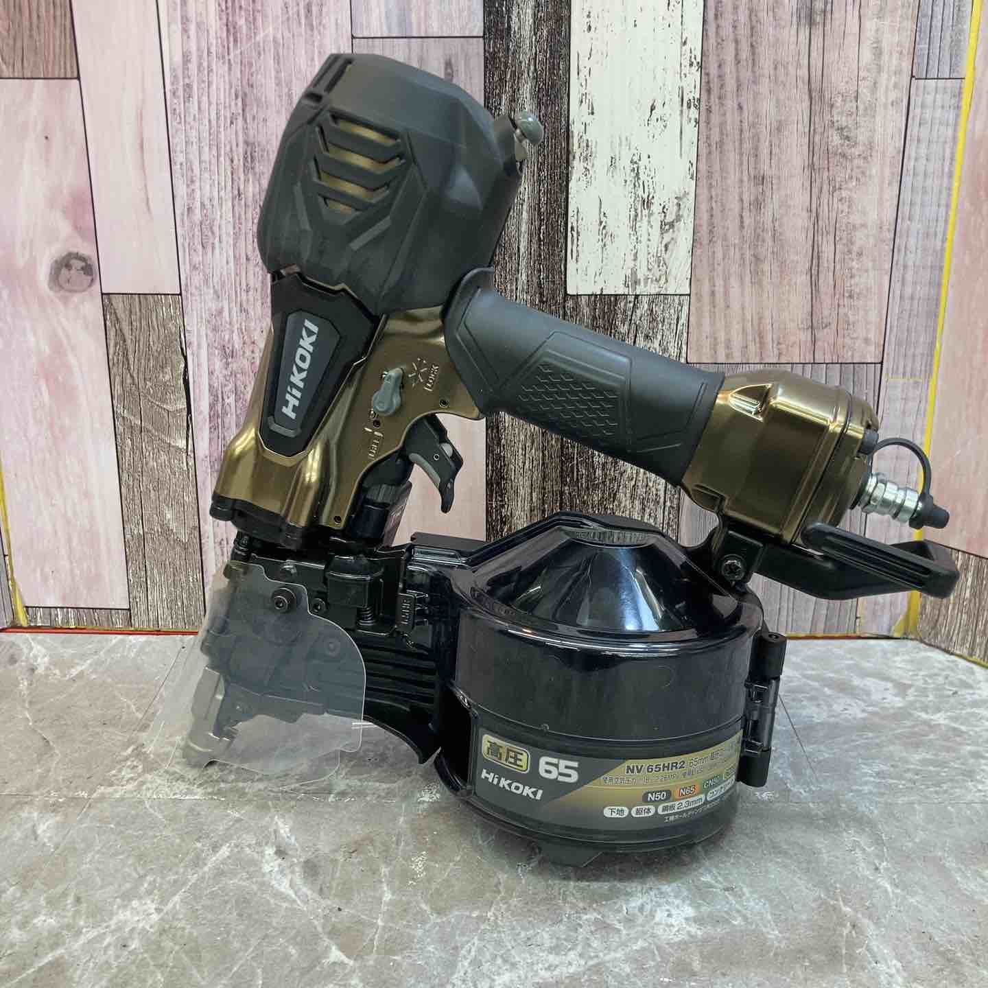 【未使用品】★ハイコーキ(HIKOKI ※旧:日立工機) 高圧エア釘打ち機 NV65HR2(N)【川口店】 ☆ハイコーキ(HIKOKI ※旧:日立工機) 高圧エア釘打ち機 NV65HR2(N