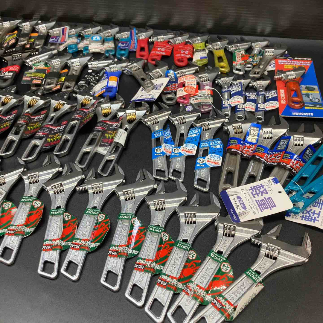 ▼モンキーレンチ100個まとめ売り 格安☆ ロブスター スーパーツール TOP サイズ 複数 軽量 薄型 ショート 様々【川越店】