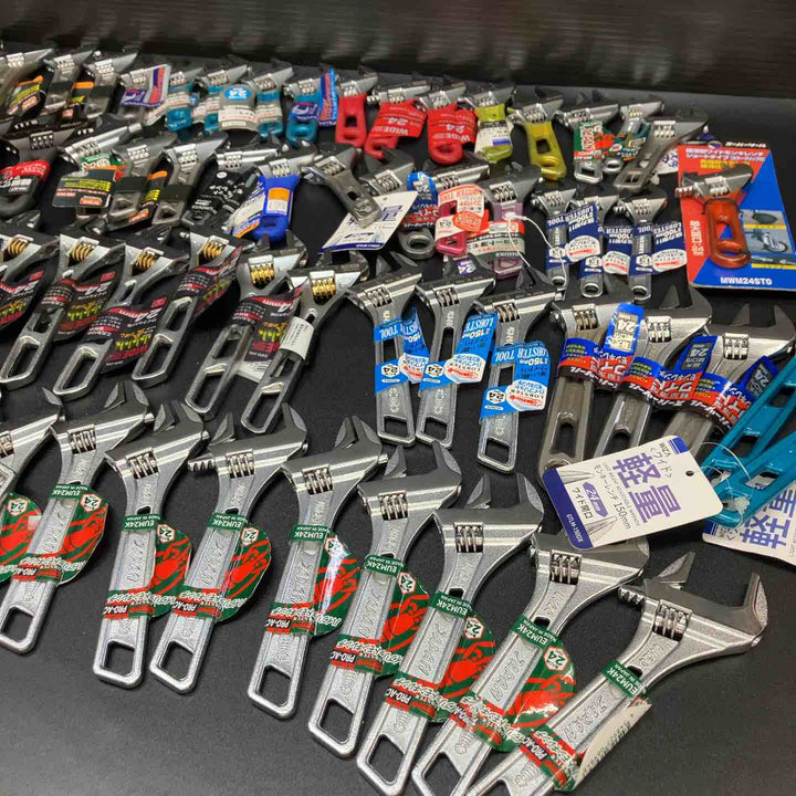 ▼モンキーレンチ100個まとめ売り 格安☆ ロブスター スーパーツール TOP サイズ 複数 軽量 薄型 ショート 様々【川越店】