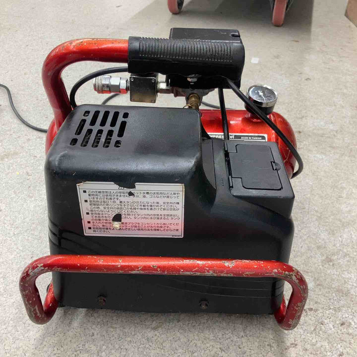 【中古品】◇藤原産業 (SK11) オイルレス エアーコンプレッサー SR-045 タンク容量 4L SR-L04SPT-01【八潮店】