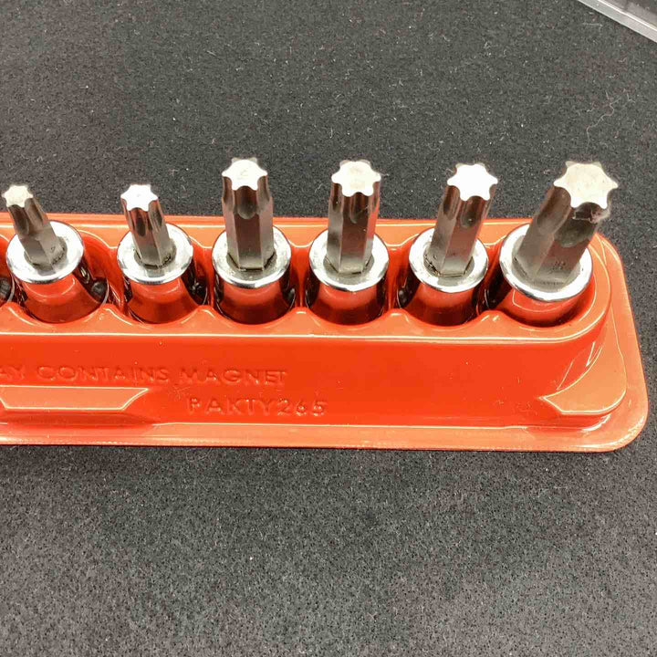 Snap-on スナップオン 差込角1/4 3/8 トルクスソケットセット 12本 PAKTY265【越谷店】