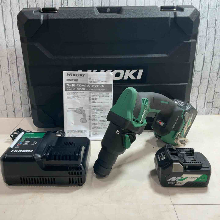★ハイコーキ(HIKOKI ※旧:日立工機) コードレスハンマドリル DH18DPB(2XP) 18V 動作確認済み【川口店】