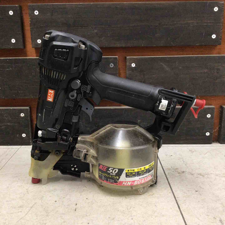 【中古品】 マックス/MAX 高圧エア釘打ち機 HN-50S1(D) 細釘専用 【鴻巣店】