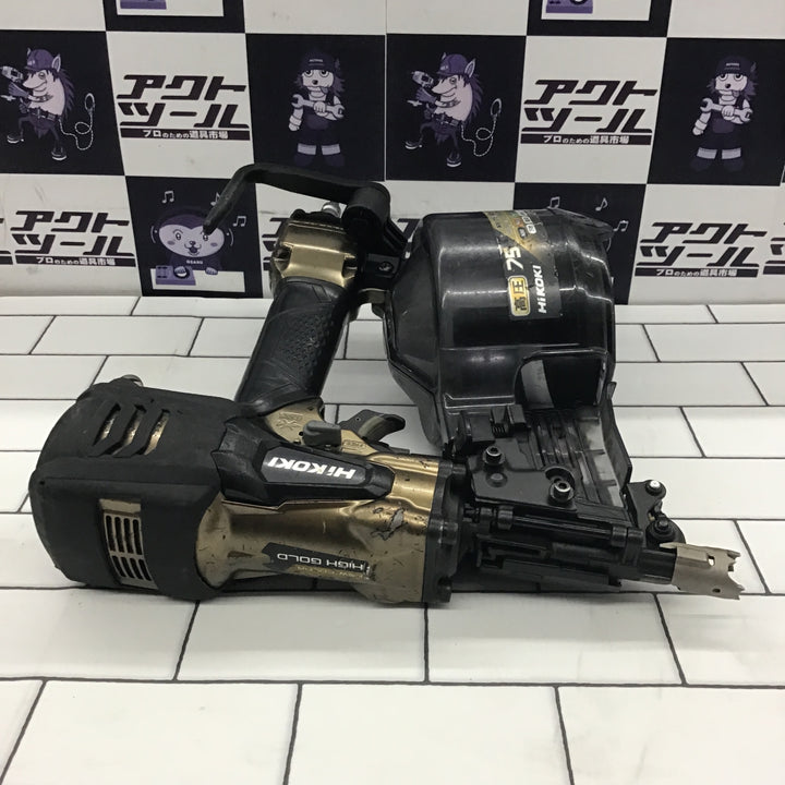 ★ハイコーキ(HIKOKI ※旧:日立工機) 高圧エア釘打ち機 NV75HR2(S)【所沢店】