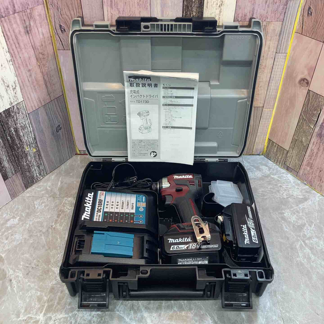 【美品】★マキタ(makita) コードレスインパクトドライバー TD173DGXAR【八潮店】