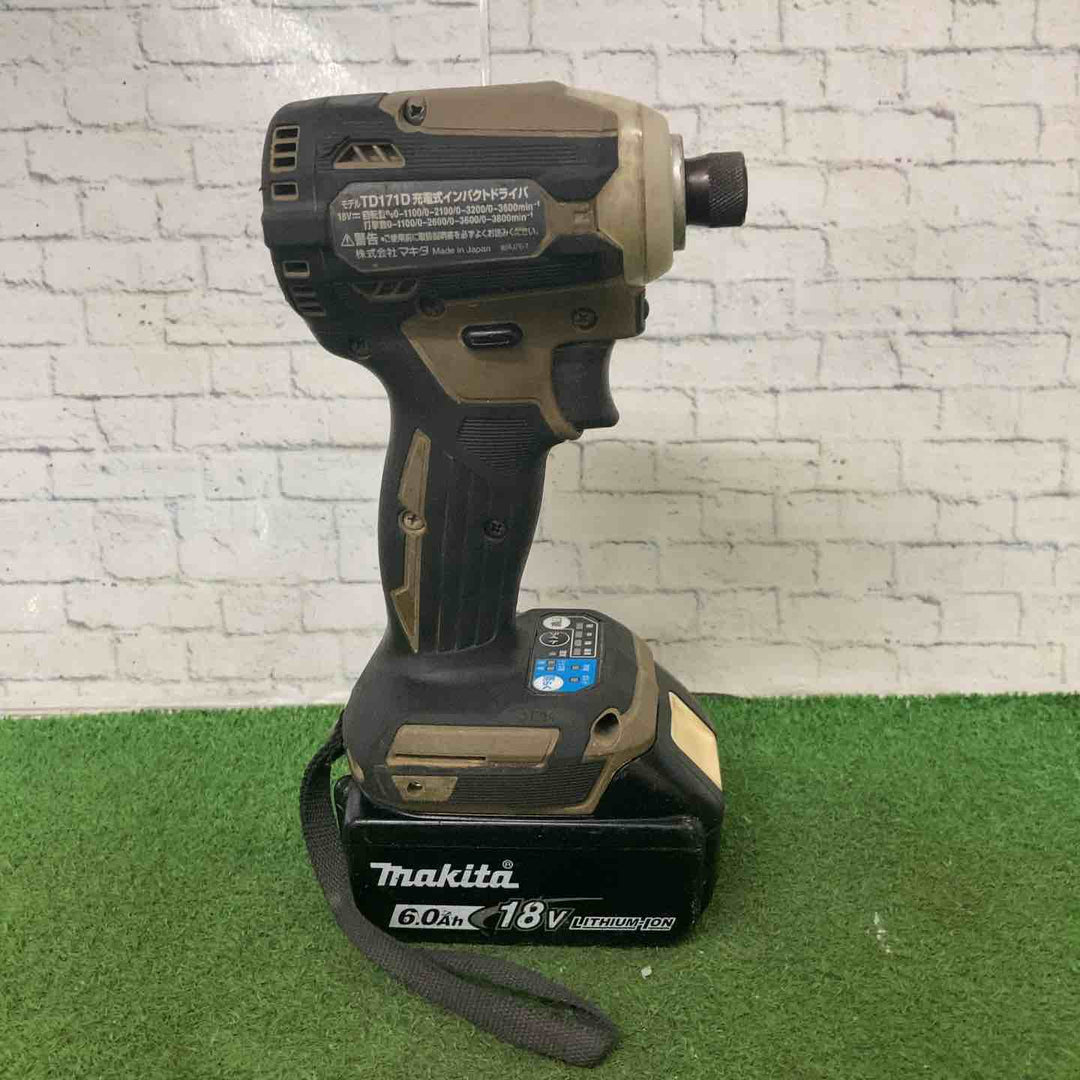 ★マキタ(makita) コードレスインパクトドライバー TD171DGXAB【町田店】