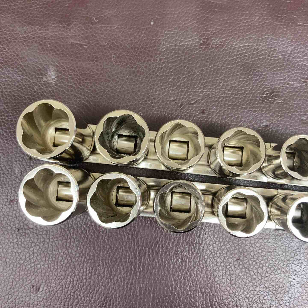 【中古美品】 ウィリアムズ(WILLIAMS)  3/8 (9.5mm) ターボソケットセット 9個セット TSMS3809×2セットまとめ 【東大和店】